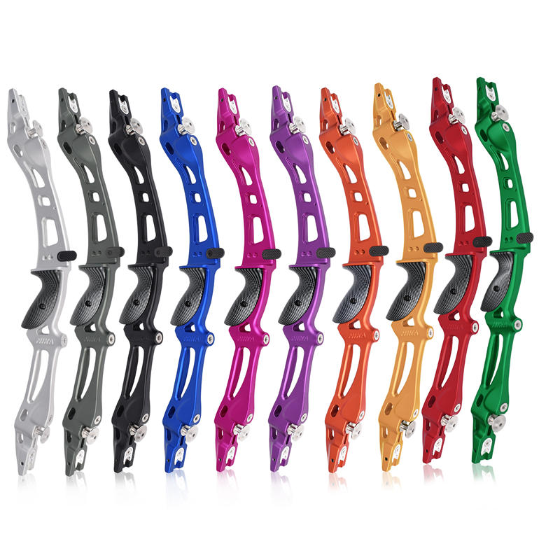 Elongarrow 221006 ET-8 25inch aliaj aliaj de aluminiu LH ILF Tir cu arcul Recurve Arcul Arcul Riser