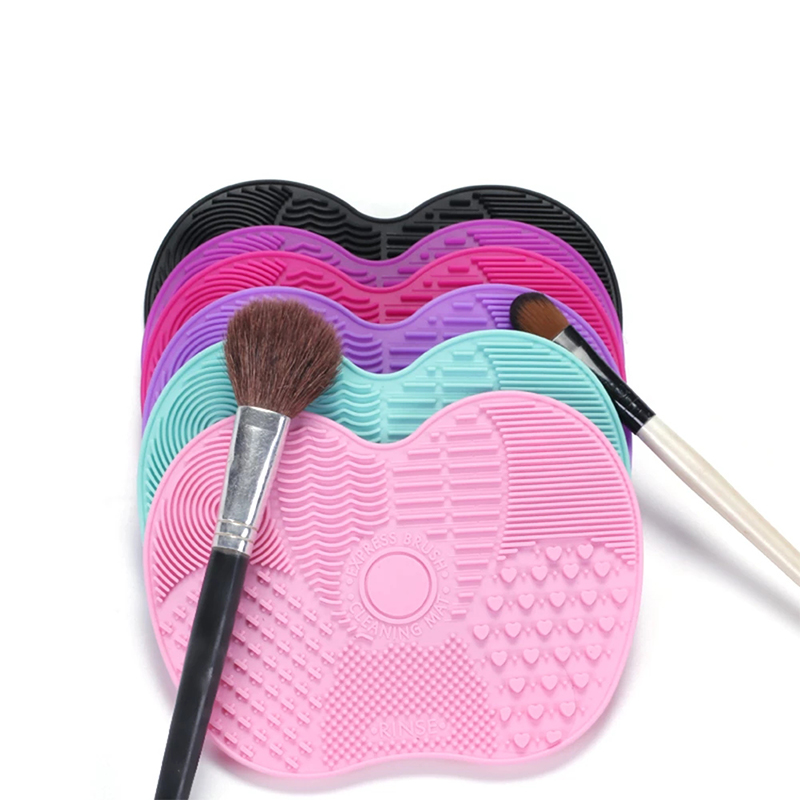 Cosmetica personalizată de curățare siliconică Pad de curățare siliconică, Cleaner cu perie de machiaj