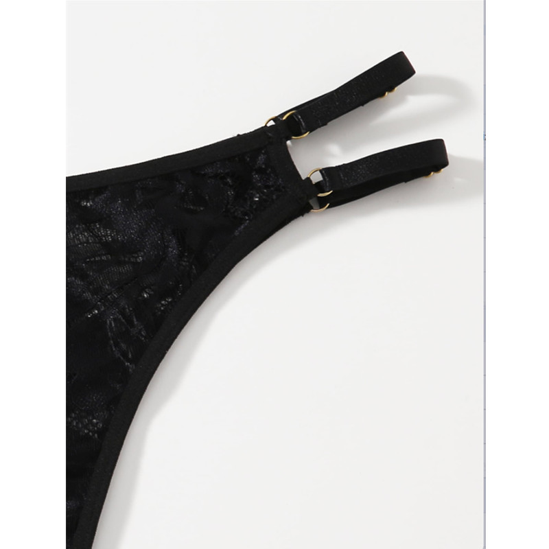 New Fashion Hot Black Hollow Out Lace Mesh Femei Mini Rochie Sexy Lingeri