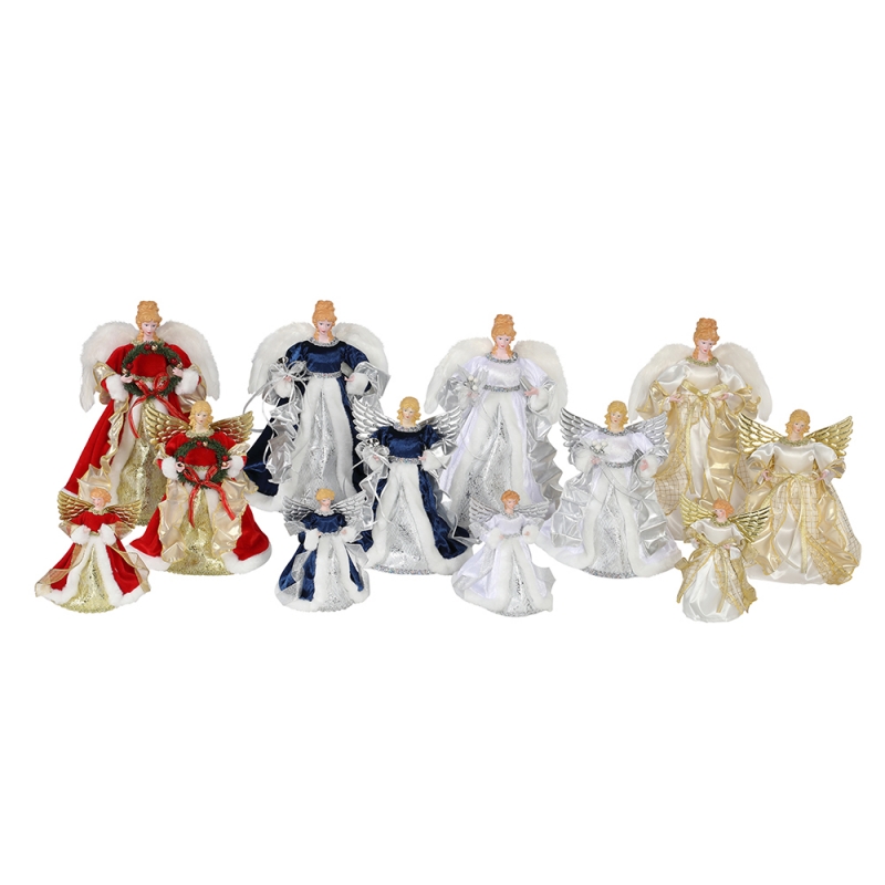 23 ~ 40cm Crăciun Angel ornamente decoratiuni copac top manual de angel figurine colecție papusa Xmas Festivalul Crăciunului de vacanță