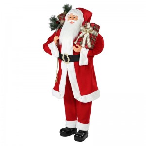 30 ~ 110cm Crăciun în picioare Santa Claus ornament de decorare Festivalul de vacanță figurine colecție tradiționale xmas isplay
