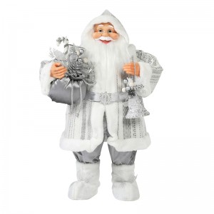 30 ~ 110cm Crăciun în picioare Santa Claus ornament Deluxe de decorare Festivalul de vacanță figurine colecție tradiționale Crăciun