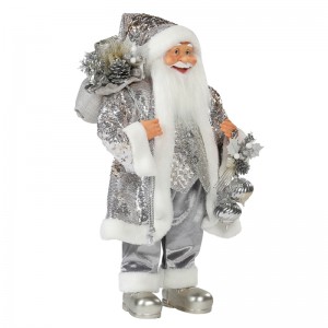 30 ~ 110cm Crăciun în picioare Santa Claus ornament de decorare Festivalul de vacanță figurine colecție tradiționale Crăciun