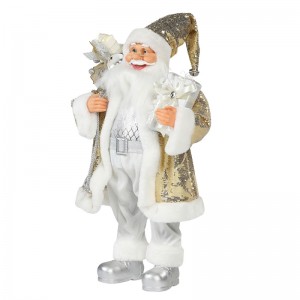 30 ~ 110cm Crăciun Santa Claus ornament Deluxe Decorare Festivalul de vacanță Figurină Colecție tradițională Crăciun