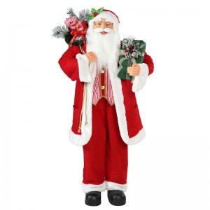 30 ~ 110cm Crăciun în picioare Santa Claus cu sac de cadou ornament decorare tradiționale de vacanță Figurine Colecție Xmas Series
