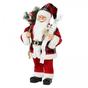 30 ~ 110cm Crăciun Santa Claus cu sac de cadou ornament decorare tradiționale de vacanță Figurină Colecție Xmas Series