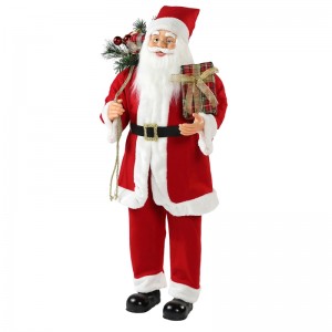 30 ~ 110cm Crăciun în picioare Santa Claus cu cadou sac de decorare ornament tradițional Figurine Colecția Xmas Series