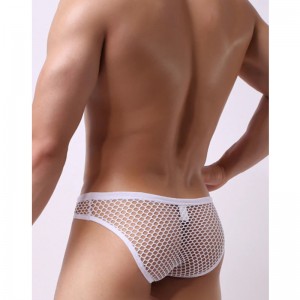 Furnizori de îmbrăcăminte Lace Cuecas See-prin lenjerie de corp Solid Culoare Mens Sexy Lenjerie de corp