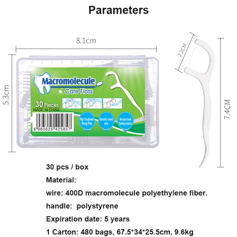 30 buc de curățare orală Îngrijirea dentară Dental Floss Box de unică folosință cu ridicata prețul dentar Floss Box 50 și 30 de ani