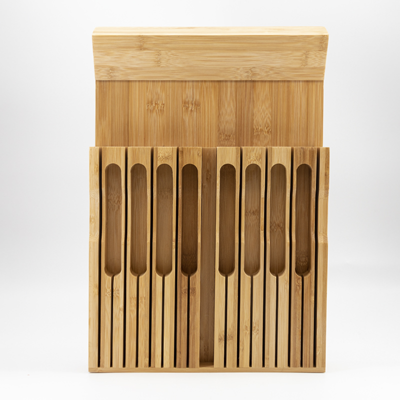 Organizatornatural de blocare a cuțitului bambusnatural