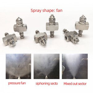 Duză de atomizare a aerului din oțel inoxidabil