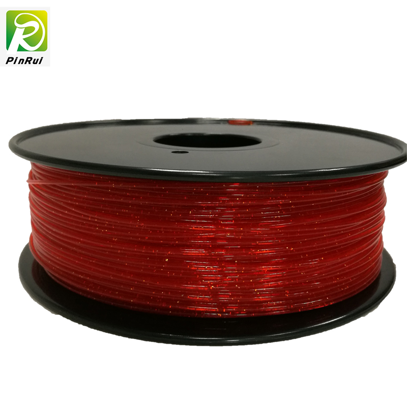 Pinrui 3D Imprimanta 1.75mm Pla stralucitor filament strălucitor de sclipire pentru imprimanta 3D