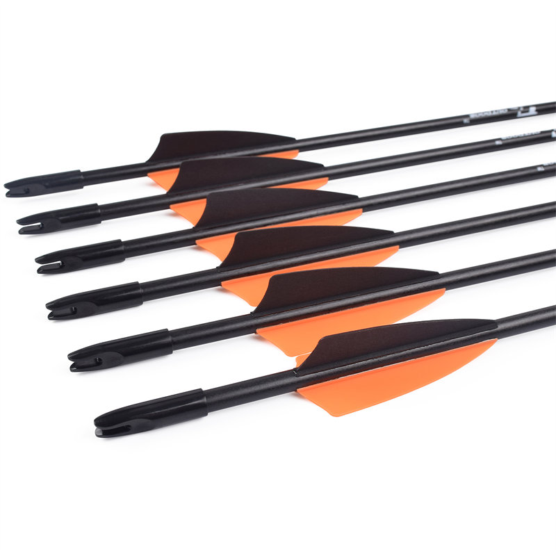 Elongarrow 113157-01 30inches 6mm Tir cu arcul arcul de arcul Recurve Bow Fiberglass Arrow