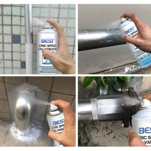 Zinc spray galvanizat zinc bogat vopsea de protectie pulverizare 400ml galvanizare rece zincy spray de zinc