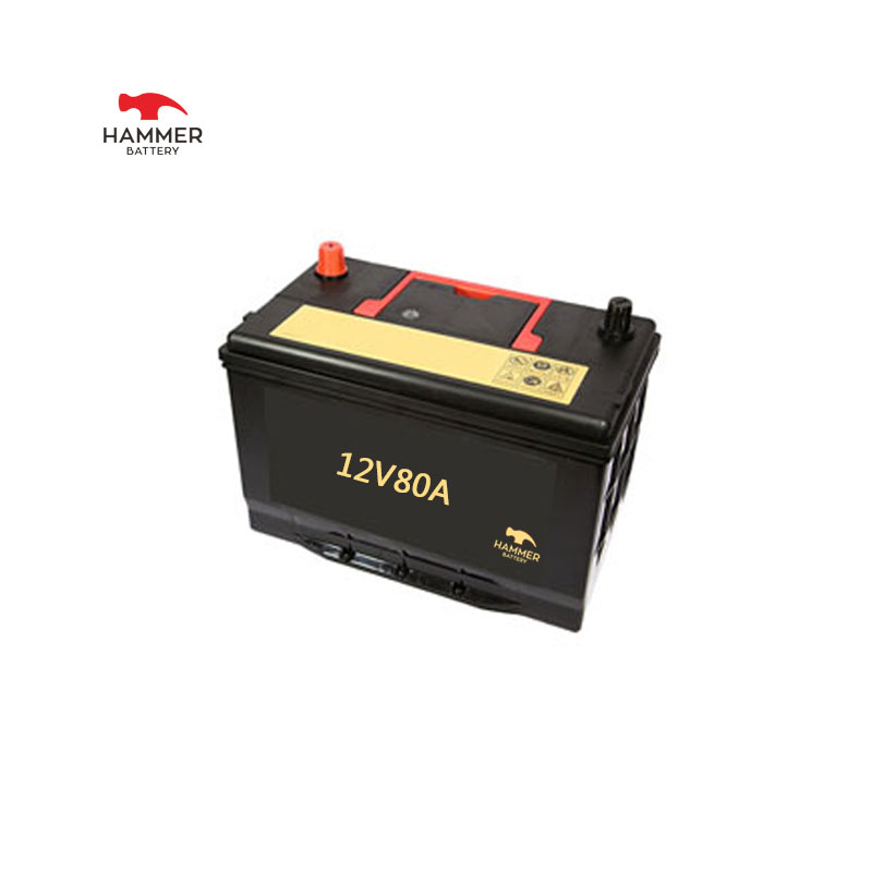 Bateria autovehiculului 12v80a.