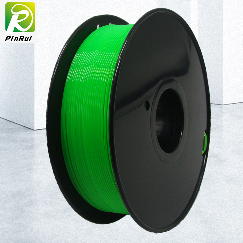 Pinrui de înaltă calitate 1 kg 3D PLA imprimantă filament verde culoare verde