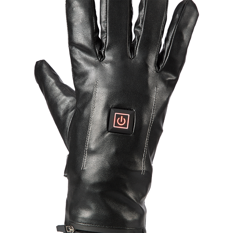 New Piele de design Mănuși electrice încălzite pentru bărbați, mănuși de încălzire pentru schi