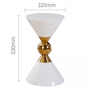 Masa laterală de lux Black Consola Masa Nordic Contemporan Color Tabel de cafea