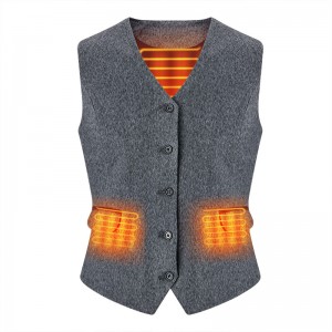 Noul produs Trending în Amazon, Waistcoat încălzit la baterie pentru bărbați