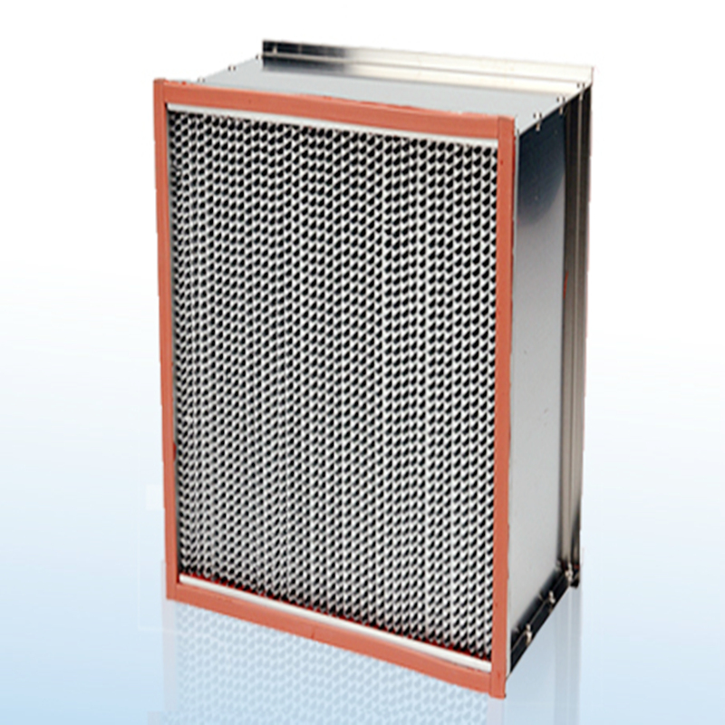 Cameră curată de înaltă temperatură HVA HVAC Filtre de aer H13 Cadru din oțel galvanizat