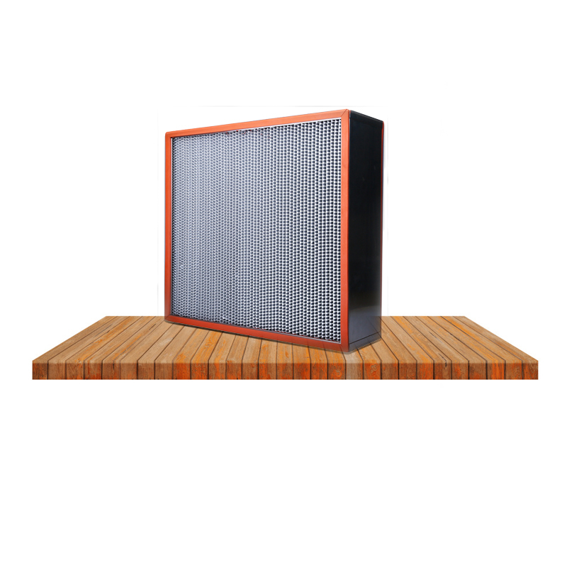 Cameră curată de înaltă temperatură HVA HVAC Filtre de aer H13 Cadru din oțel galvanizat