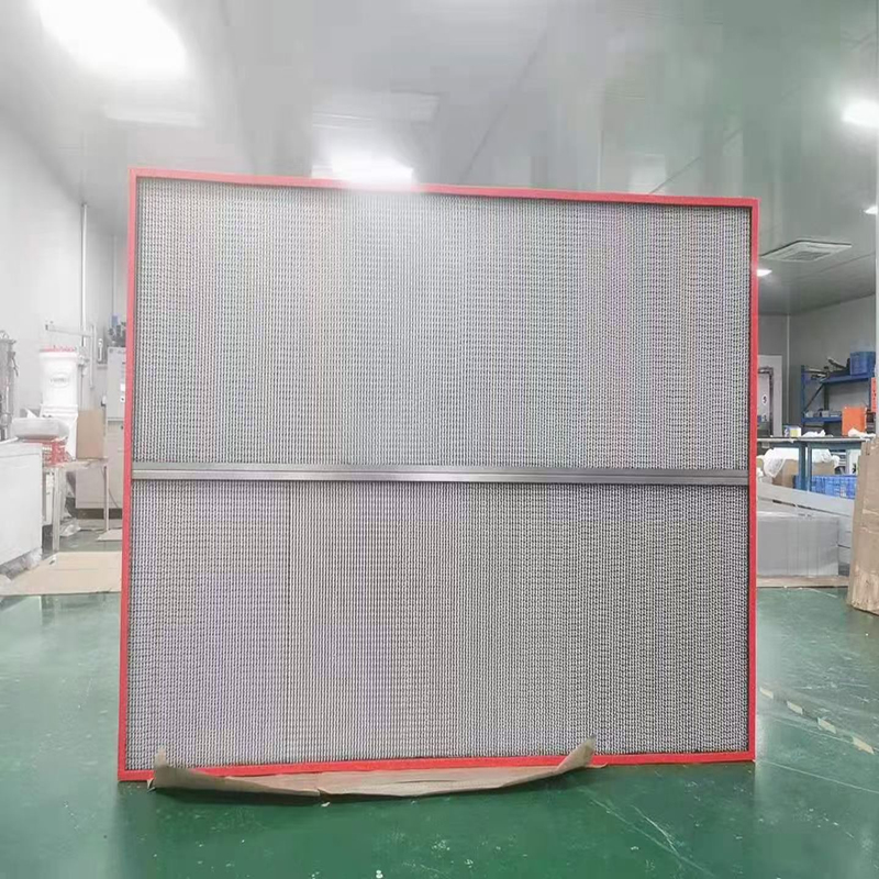 Preț ieftin H14 Rezistența la temperaturi ridicate HEPA HVAC Filtru de aer