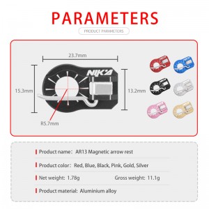 Elongarrow 25Ar13 tir cu arcul Recurve arrow Aluminiu săgeată odihnă
