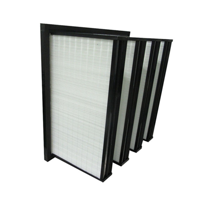 Aer conditionat F5 F6 F8 V Bank Mediu Eficietion Filtre de aer HVAC (592x287x292mm)