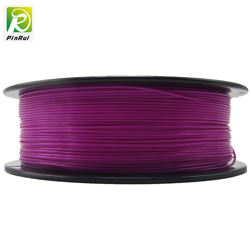 Pinrui de înaltă calitate 1 kg 3D PLA imprimantă imprimantă de culoare purpurie transparentă