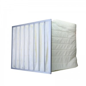 F5-F9 MIDIUM Eficacitate Pocket Filtru Bag Filtru de aer HVAC pentru camera curată