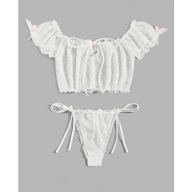 En-gros Valentine zi femeie două piese sutien pantilă erotica senzual lenjerie de corp Lace sexy femei Lentenia sexy lenjerie