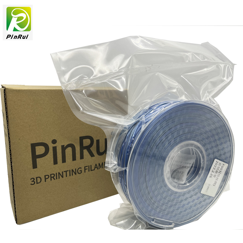 Pinrui de înaltă calitate Blue-Silver Rainbow 1.75mm imprimanta 3D PLA FILATEMENT