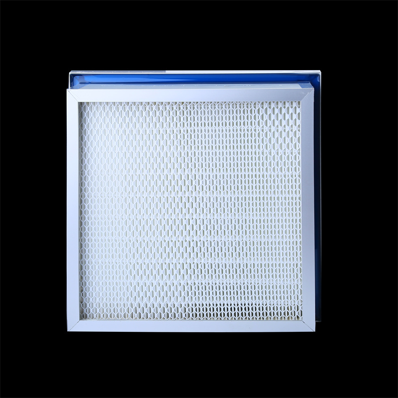 Aluminiu mini-plisate particule HEPA HVAC Filtre cu flanșă