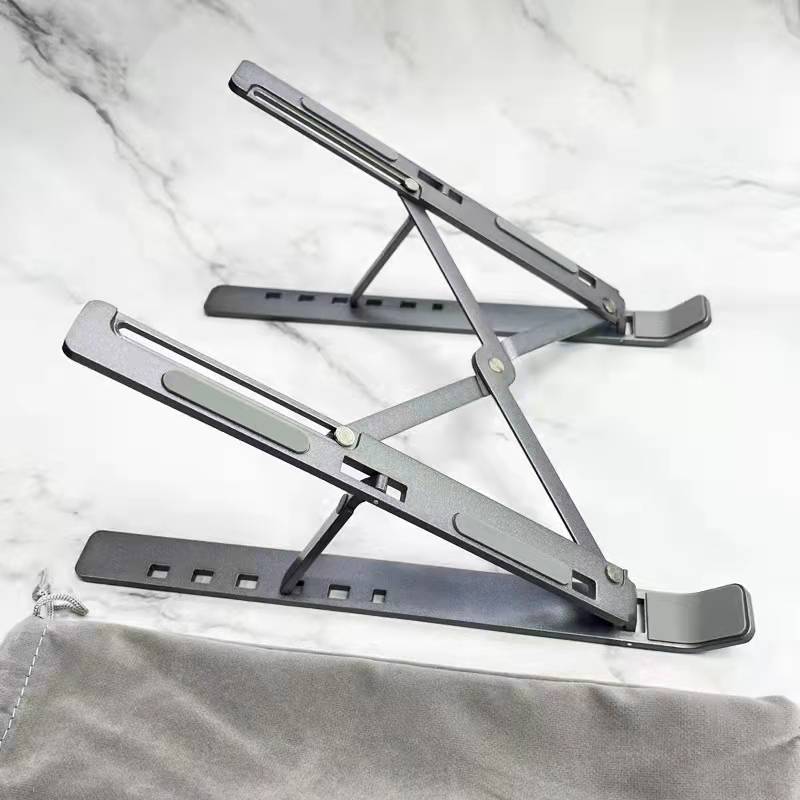 Laptop Stand Tablet Aluminiu Aliaj Calculator Stand pliabil Lift Desktop Vertical monitor de răcire Stand