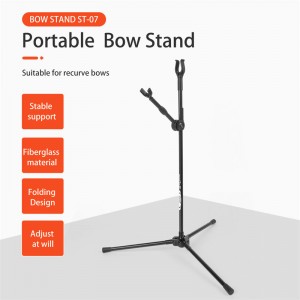 Elongarrow Accesoriu pentru tir cu arcul Recurve Bow Stand Holder Fiberglass Bow Rack Bold Bolding Bow