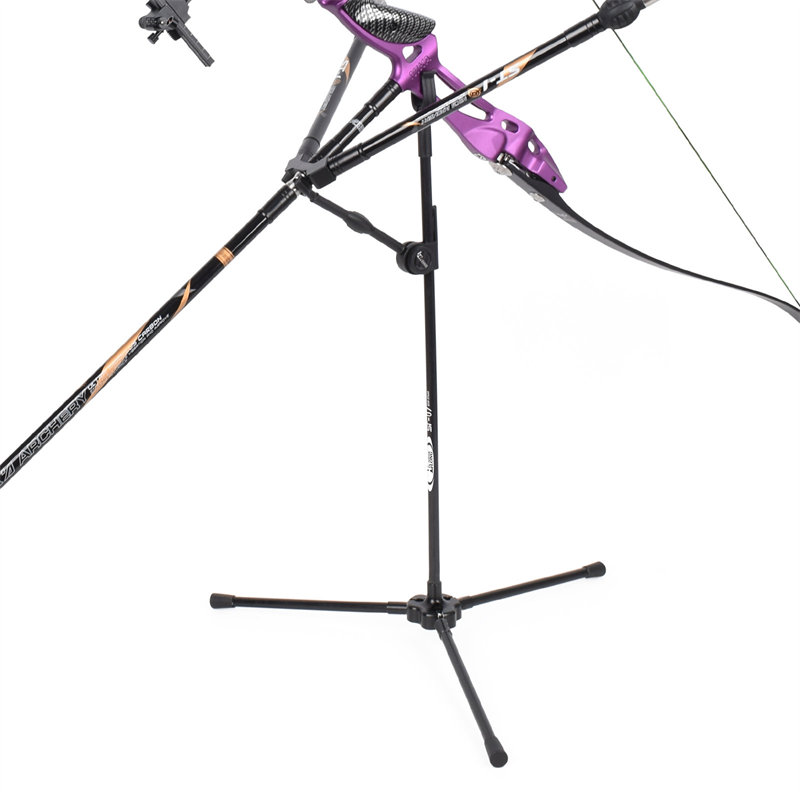 Elongarrow Accesoriu pentru tir cu arcul Recurve Bow Stand Holder Fiberglass Bow Rack Bold Bolding Bow