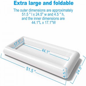 Bara de gheață de gheață gonflabilă, plutitor de gheață, piscină gonflabilă