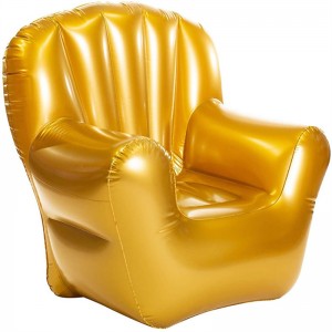 PVC canapea gonflabilă transparentă, dormitor în aer liber Balcon de agrement, scaun cu un singur gonflabil