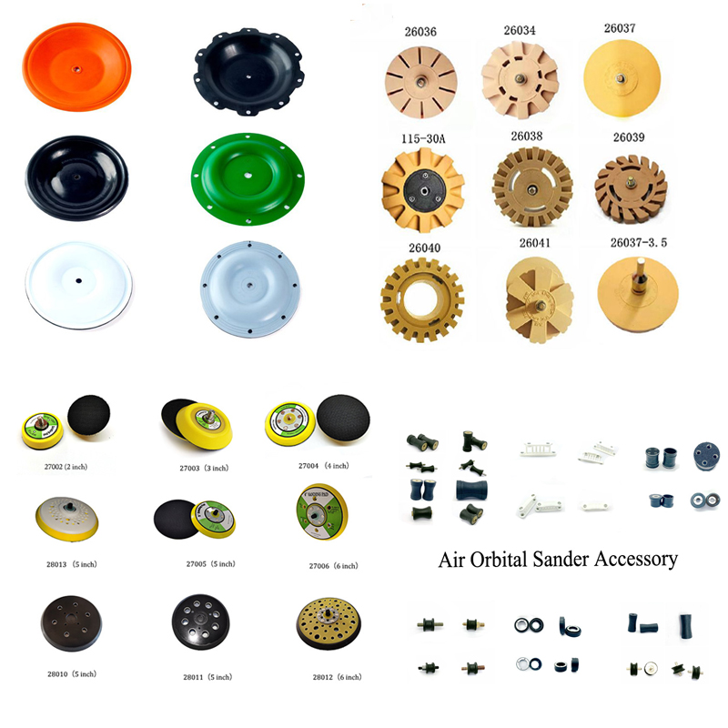 O varietate de accesorii pneumatice pot fi personalizate