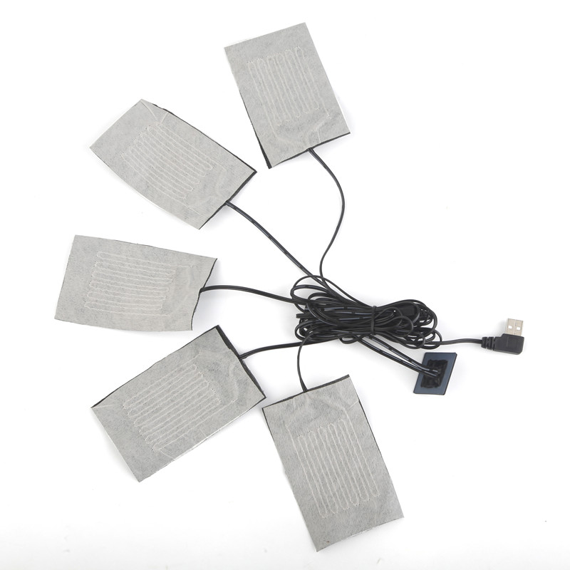 Producător de înaltă calitate 5V 7.4V Fibră de carbon electric pentru jacheta de îmbrăcăminte