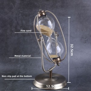 Timer metalic rotativ ceas denisip stil european living living decorare ornamente cadou cadou 30/60 minute