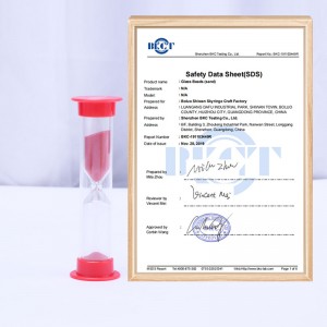 6 buc denisip din plastic SandGlass Hourtlass Sand ceas denisip 30 sec/1 min/2 minute/3 minute/5 minute/10 minute