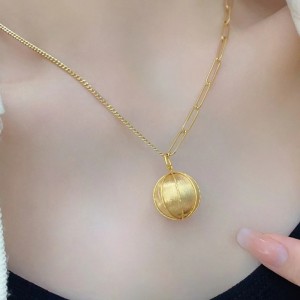 Tuochen Bijuterii en-gros de designnou bijuterii 10k/14k/18k colier solid de aur colier colier