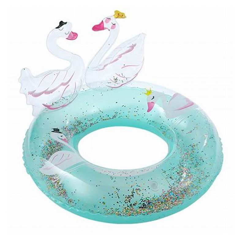 Copii Inel de înot drăguț Swan, inel gonflabil pentru copii
