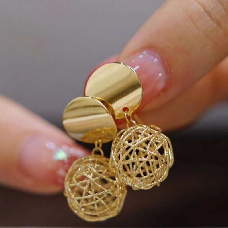 Moda designnou 18k/14k/10k/9k cercei de aur pentru fată