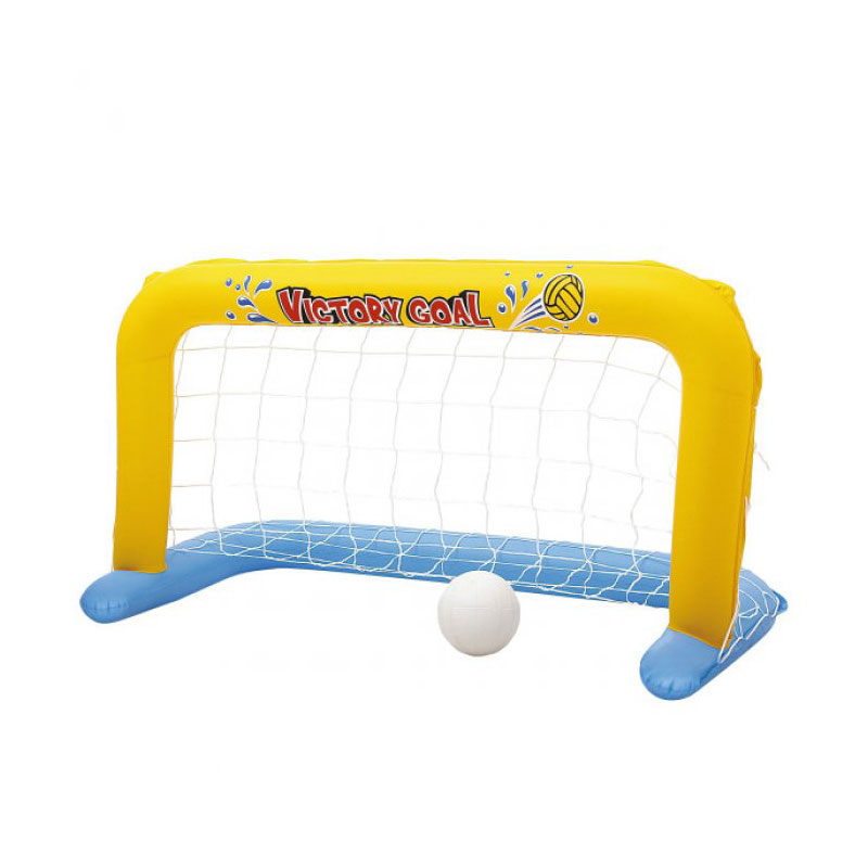 Gol de fotbal gonflabil OEM ODM cu jucării cu mingea de suflare, joc de sporturinautice de înot de vară