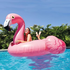 Vânzare directă din fabrică Flamingo, Gonflabil PVC Ride în înot, joc de jucării cu apă