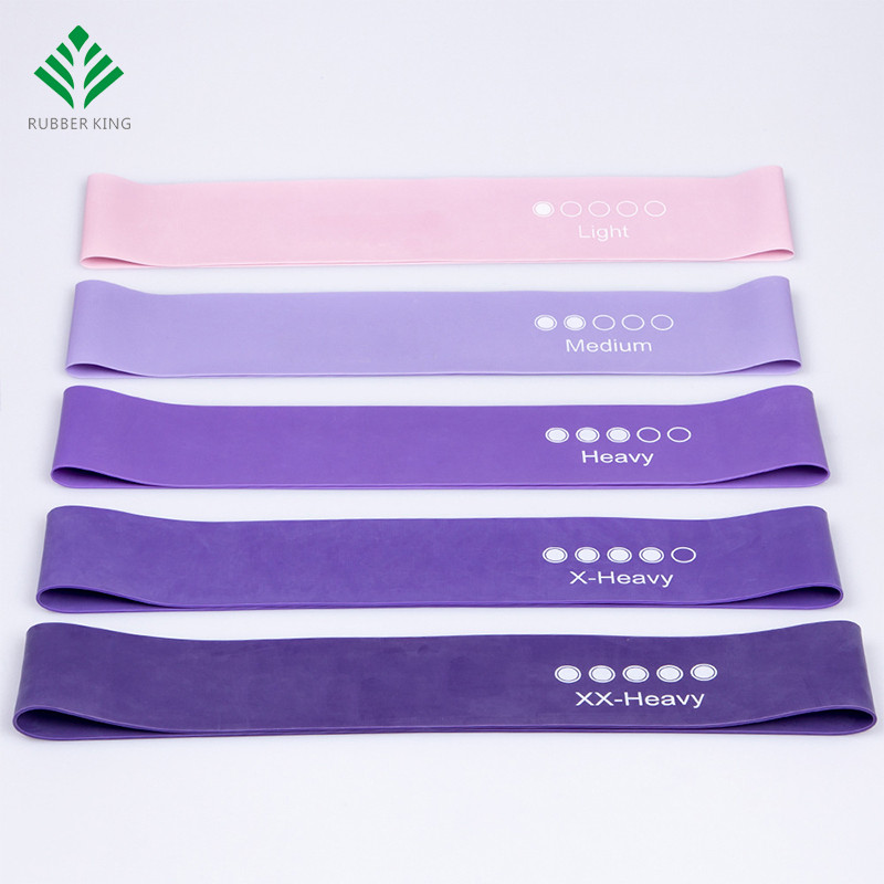 Yoga Resistance Bands de cauciuc Echipamente de fitness în aer liber 0,35mm-1.1mm Pilates Pilates Sport Antrenament Antrenament Elastic Benzi elastice