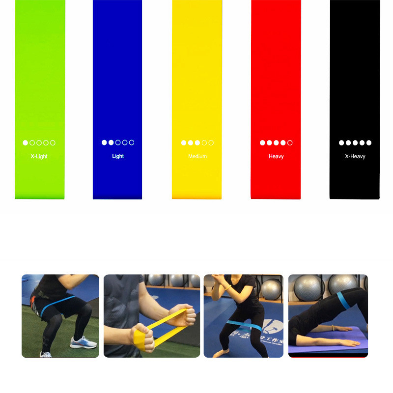 Superhomuse Yoga Stretch Band Formă Elastică Rezistență Elastică Buclă -Pozime Accesorii de antrenament pentru forță