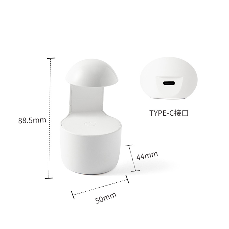 Mini lampă cu unghii cu degetul unic qq3